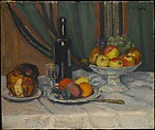 Still Life with Fruit and Brioche, Albert André (French, Lyons 1869–1954 Laudun), Oil on canvas