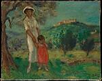Woman and Child, Georges d&#39;Espagnat (French, 1870–1950), Oil on canvas