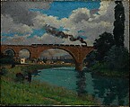 Railroad Bridge over the Marne at Joinville, Armand Guillaumin (French, Paris 1841–1927 Orly), Oil on canvas