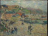Le Grand Quai, Fécamp, Gustave Loiseau (French, 1865–1935), Oil on canvas