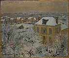 House in Winter, Gustave Loiseau (French, 1865–1935), Oil on canvas