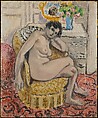 Nude in an Armchair (Nu au fauteuil), Henri Matisse (French, Le Cateau-Cambrésis 1869–1954 Nice), Oil on canvas board