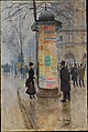 Parisian Street Scene, Jean Béraud (French, St. Petersburg 1849–1936 Paris), Oil on panel