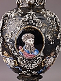 Ewer, Jacques Nouailher (French, Limoges 1605–1674 Limoges), Painted enamel on
copper, partly gilt; paste gems.