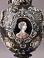Ewer, Jacques Nouailher (French, Limoges 1605–1674 Limoges), Painted enamel on
copper, partly gilt; paste gems.