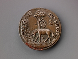 Medal:  Bust of Gianbattista Orsini, Bronze (Copper alloy with warm brown
patina)., Italian, Rome