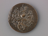 Medal:  Bust of Marco Sicco, Antonio Abondio (Italian, Trento 1538–1591 Vienna), Bronze (copper alloy with dark brown patina over warm brown patina.)