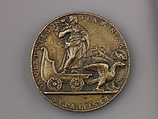 Portrait Medal of Bernardo de Rossi, Follower of Francesco Francia (Italian, Bologna ca. 1447–1517 Bologna), Bronze (Copper alloy with an olive
green to brown patina.)