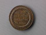 Portrait medal of Giovanni Alvise Toscani, Lysippus the Younger (Italian, active Rome, ca. 1470–84), Bronze (copper alloy with a warm brown patina)