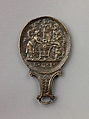 Sacrifice to Priapus, Cristoforo di Geremia (Italian, Mantua, active 1456–76), Copper alloy with dull brown patina.