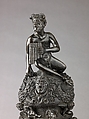 Perfume Burner Surmounted by a Satyr, Workshop of Desiderio da Firenze (Italian, born Florence, active Padua, 1532–45), Binary alloy (copper, tin, with traces of zinc, iron, nickel, silver, and antimony); a brown to olive green patina and minor traces of gilding.