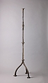 Candlestick, Wrought iron, French (?)