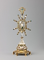Reliquary(?), probably Spanish (late 19th century, perhaps with earlier elements), Gold, enamels, and rock crystal., probably Spanish