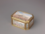 Snuffbox, Louis Roucel (French, active ca. 1756–1784, died 1787), Gold and enamel