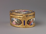 Snuffbox with Pastoral Scenes, Jean Marie Tiron (called Tiron de Nanteuil) (French, active 1748–73, died 1793 (?)), Gold and enamel