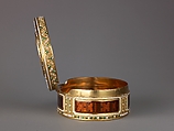 Snuffbox with a Scene of Venus and Cupid, Joseph Etienne Blerzy (French, active 1750–1806), Gold and enamel