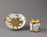 Cup and saucer, Hard-paste porcelain, Austrian, Vienna