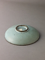 Shallow dish, Jun ware, Chinese  , Northern Song Dynasty, Stoneware with blue glaze., Chinese