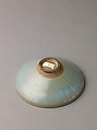 Deep bowl, Jun ware, Chinese  , Jin/Yuan Dynasty, Stoneware with splashed blue glaze., Chinese