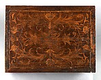 Rectangular table, Walnut, maple, poplar., Italian (?)