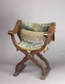 Hip-joint armchair (Dantesca type, associated with 1975.1.1970 a,b