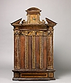 Confraternity Board (Tabella di Confraternita), Mostly walnut; pine and poplar; carved, and partially painted and gilded., Italian, (Bologna?)