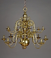 Chandelier, Brass, Netherlandish