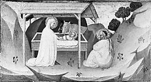 The Nativity, Puccio di Simone (Italian, Florence, active by ca. 1340–died 1362), Tempera on wood, gold ground