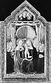 Saint Anne and the Virgin and Child Enthroned with Angels, Niccolò Alunno (Niccolò di Liberatore) (Italian, Umbria, active by ca. 1456–died 1502), Tempera and gold on wood