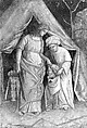 Judith with the Head of Holofernes, Style of Andrea Mantegna (of uncertain date), Tempera on wood, unknown (Italian style)