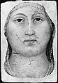 Head of the Virgin, Taddeo di Bartolo (Italian, Siena ca. 1362–1422 Siena), Tempera on wood (paint around head scraped away and vacant area gessoed)
