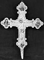 Crucifix, Attributed to Giovanni Antonio da Pesaro (Italian, active Marches 1437–d. 1475), Tempera on wood, gold ground