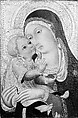 Madonna and Child, Workshop of Sano di Pietro (Ansano di Pietro di Mencio) (Italian, Siena 1405–1481 Siena), Tempera on wood, gold ground