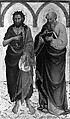 Saints John the Baptist and Matthew, Bicci di Lorenzo (Italian, Florence 1373–1452 Florence), Tempera on wood, gold ground