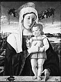 Madonna and Child, Giovanni Bellini (Italian, Venice, 1424/26–1516 Venice), Tempera, oil, and gold on wood