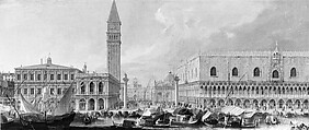 The Molo, Venice, from the Bacino di San Marco, Luca Carlevaris (Italian, Udine 1663/65–1730 Venice), Oil on canvas