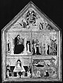 The Last Judgment; The Virgin and Child with a Bishop-Saint and Saint Peter Martyr; The Crucifixion; The Glorification of Saint Thomas Aquinas; The Nativity, Master of the Dominican Effigies (Italian, active Florence, ca. 1325–ca. 1355), Tempera on wood, gold ground
