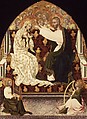 Coronation of the Virgin, Giovanni di Paolo (Giovanni di Paolo di Grazia) (Italian, Siena 1398–1482 Siena), Tempera on wood, gold ground