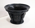 Mortar, Copper alloy, with a grayish patina color, traces of green oxide on base., French or North Italian (?)