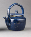 Covered teapot or wine pot (pair with 1975.1.1705), Chinese  , Qing Dynasty, Kangxi period, Porcelain with 