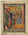 Adoration of the Magi, Southern Germany or Austria  Southern Germany or Austria, Tempera and gold and silver leaf on parchment, Southern German or Austrian