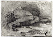 Recumbent Nude, Emilia (1600–1629) (?), Red chalk