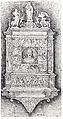 Design for a Funeral Monument, Italian, Lombardy (early 16th century), Pen and ink in two shades of brown, brush and brown washes., Italian, Lombard