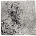 The Massacre of the Innocents, The Veneto (1600–1699), Black chalk, heightened with white (partly oxidized), on paper tinted orangish red.
