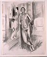Reflection in the Mirror, Henri Matisse (French, Le Cateau-Cambrésis 1869–1954 Nice), Charcoal on paper