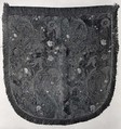 Hood from a Cope, Silk; metal; linen, French