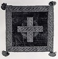 Burse, silk; linen; metal, Spanish