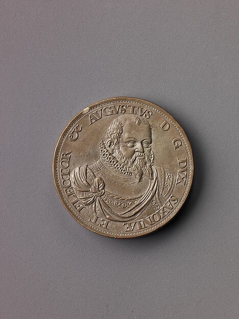 Model for a portrait medal of Augustus, Elector of Saxony