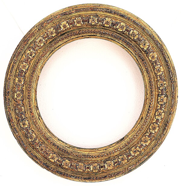 Tondo frame by an unrecorded maker, The Metropolitan Museum of Art