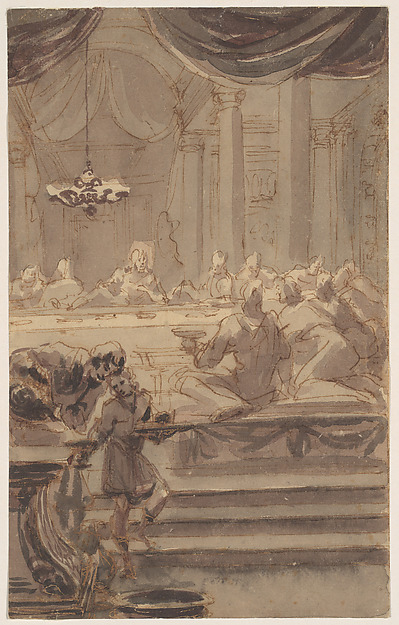 The Last Supper by Giovanni Antonio Pellegrini